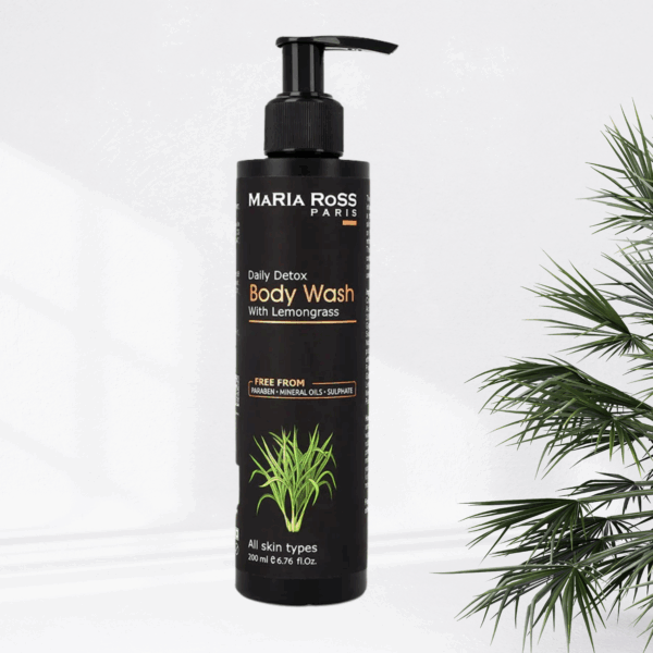 Daily Detox Body Wash with Lemongrass – 200ml Purifying Cleanser