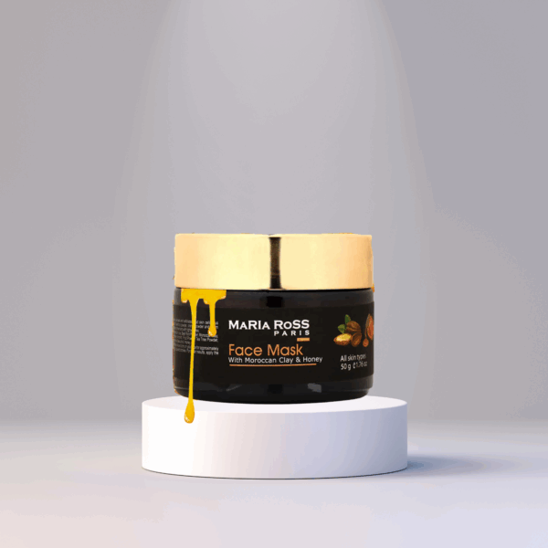 Detox Face Mask with Moroccan Clay & Honey – 50g Deep Cleanse Formula